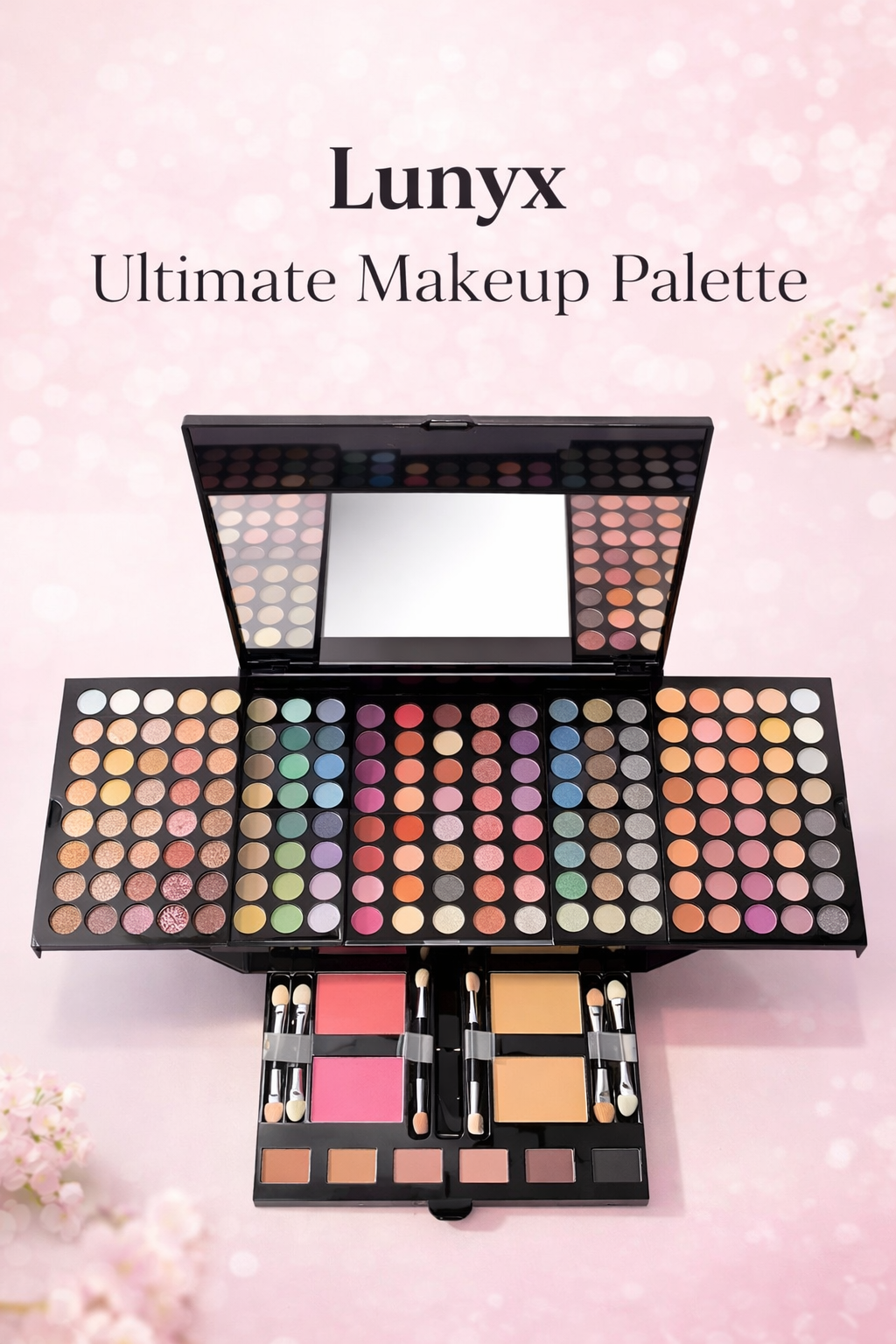 LUNYX Luxury 194-Color All-in-One Makeup Palette – Eyes, Face & Blush Kit