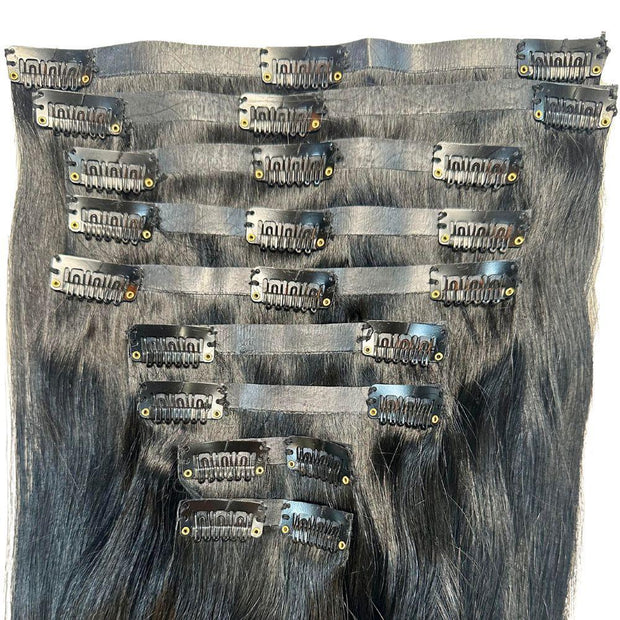 Jet Black Seamless Clip-In