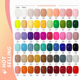 LUNYX 60-Color UV/LED Gel Nail Polish Collection