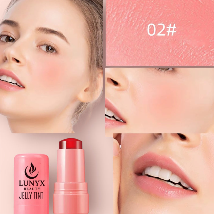 LUNYX Jelly Tint – Buildable Cheek & Lip Glow | Lightweight Jelly Blush Stick