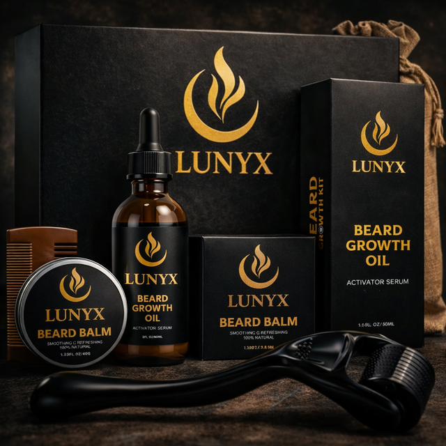 LUNYX Signature 8-Piece Beard Grooming Kit
