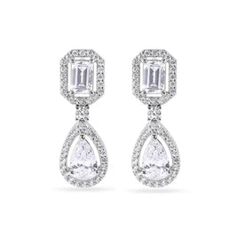 Pear Cut Tennis Jewelry Set – Premium CZ – Sterling Silver