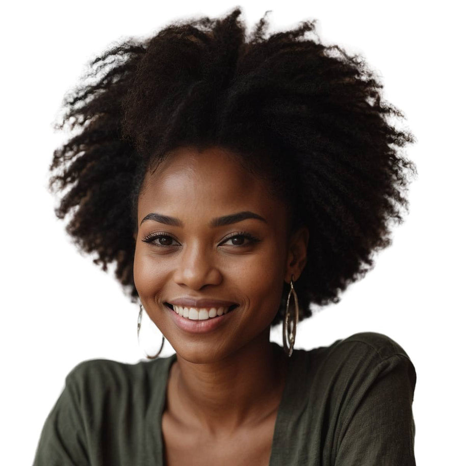 Afro Kinky 4x4 Transparent Closure Wig