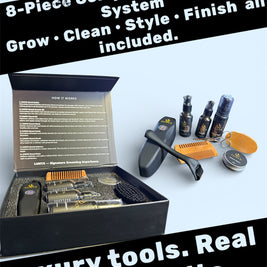 LUNYX Signature 8-Piece Beard Grooming Kit