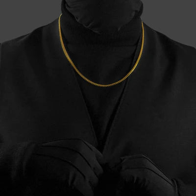 4MM Miami Cuban Link Chain – 14K Gold Over 925