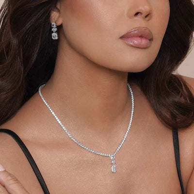 Prestige Baguette Set – Premium CZ – Sterling Silver