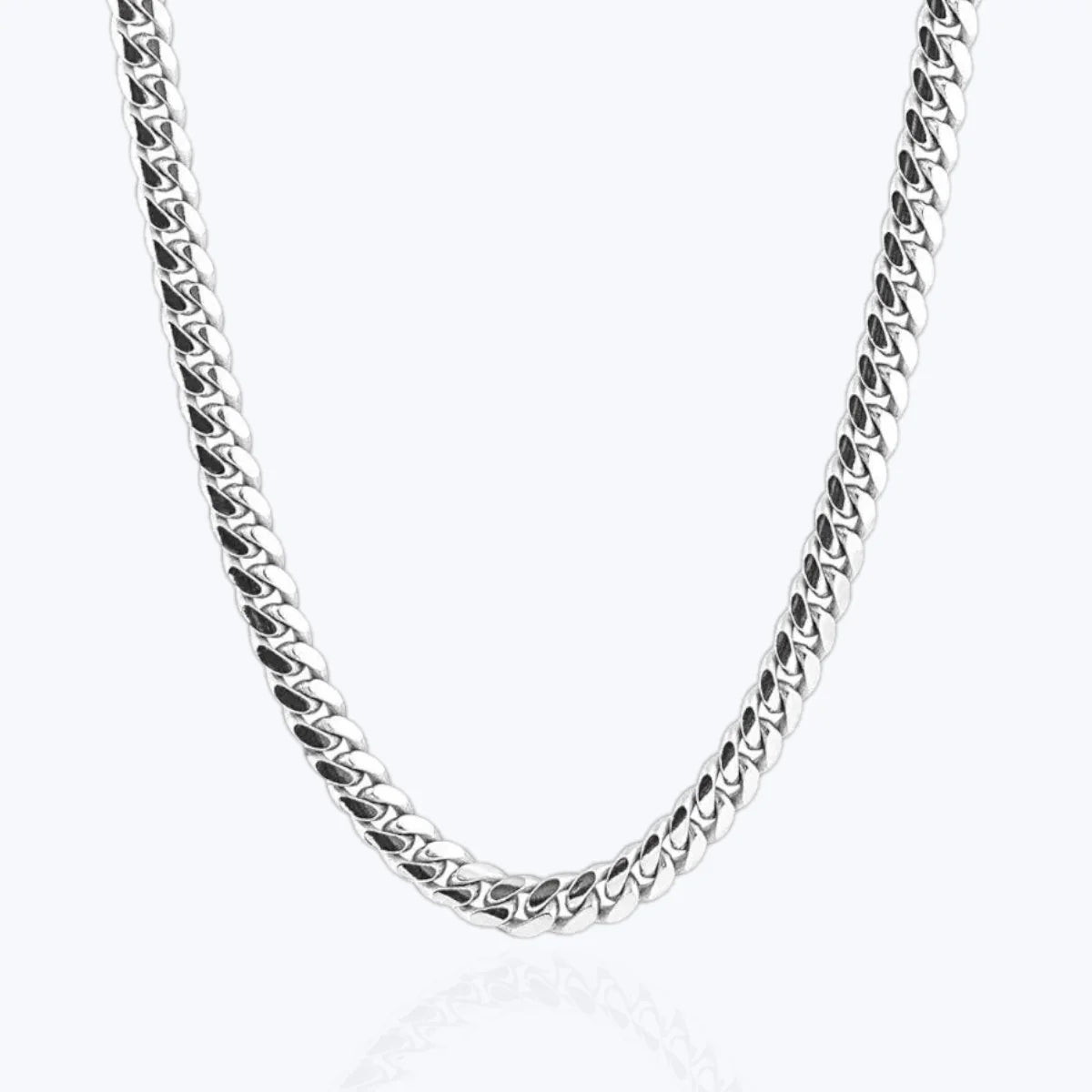 4MM Miami Cuban Link Chain – Sterling Silver