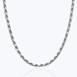 2.5MM Rope Chain – Sterling Silver