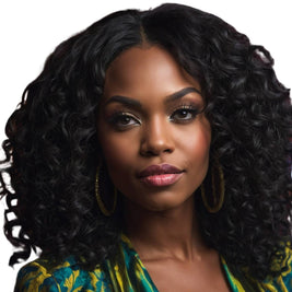 Kinky Curly 4x4 Transparent Closure Wig