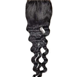 Brazilian Loose Wave 4x4 Transparent Closure