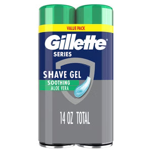 Z Gillette Shave Gel with Aloe Vera – 7 oz | Soothing & Hydrating Shaving Gel for Men